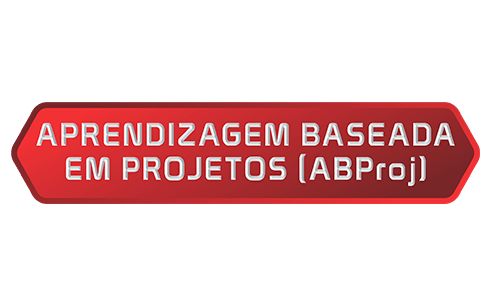 Imagem com um logo escrito aprendizagem baseada em projetos