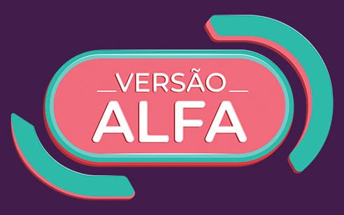 Logo da versão Alfa